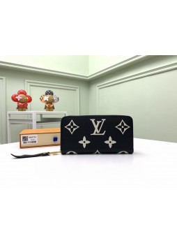 LV ZIPPY WALLET Tourterelle BLACK